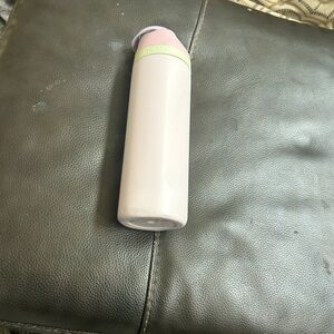 Owala Pink Kids Water Bottle with Lime Accent